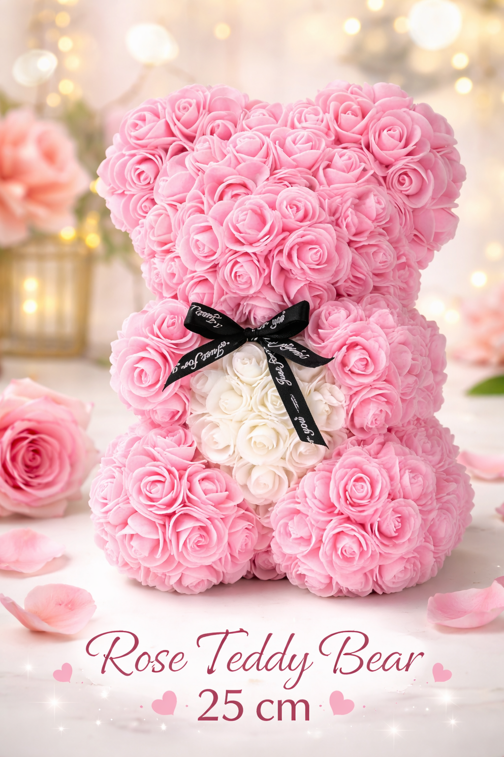 Rose Teddy Bear 25